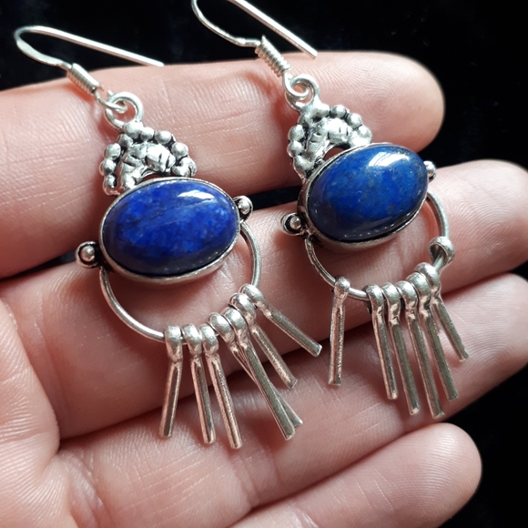 Jewelry - Lapis Lazuli Dangly Earrings